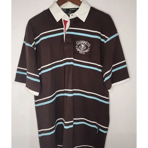 GUINNESS SHORT SLEEVE  EMBROIDERED‎ POLO SIZE XL - Picture 2 of 13